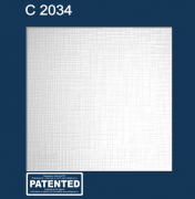 С2034 плита потолочная экструдированная, белая - Солид