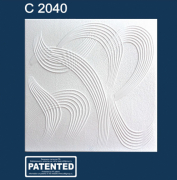 С2040 плита потолочная экструдированная, белая - Солид