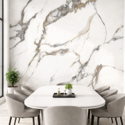 Интерьерный Лист СОЛИД из полимера ультравысокой плотности, коллекция Urban (2025) SoliD IL 2015 Мрамор Сорренто - Солид