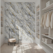 Интерьерный Лист СОЛИД из полимера ультравысокой плотности, коллекция Urban (2025) SoliD IL 2025 Мрамор Камольи - Солид