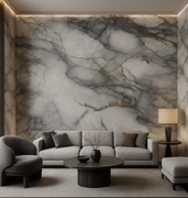 Интерьерный Лист СОЛИД из полимера ультравысокой плотности, коллекция Urban (2025) SoliD IL 2025 Мрамор Камольи - Солид