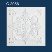 С2056 плита потолочная экструдированная, белая - Солид