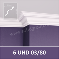 Плинтус потолочный 6 UHD 03/80 - Солид