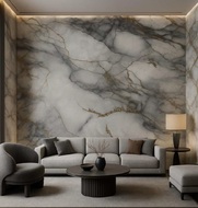 Интерьерный Лист СОЛИД из полимера ультравысокой плотности, коллекция Urban (2025) SoliD IL 2025 Мрамор Камольи - Солид