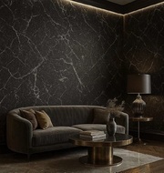 Интерьерный Лист СОЛИД из полимера ультравысокой плотности, коллекция Urban (2025) SoliD IL 2004 Мрамор Неро Матовый - Солид